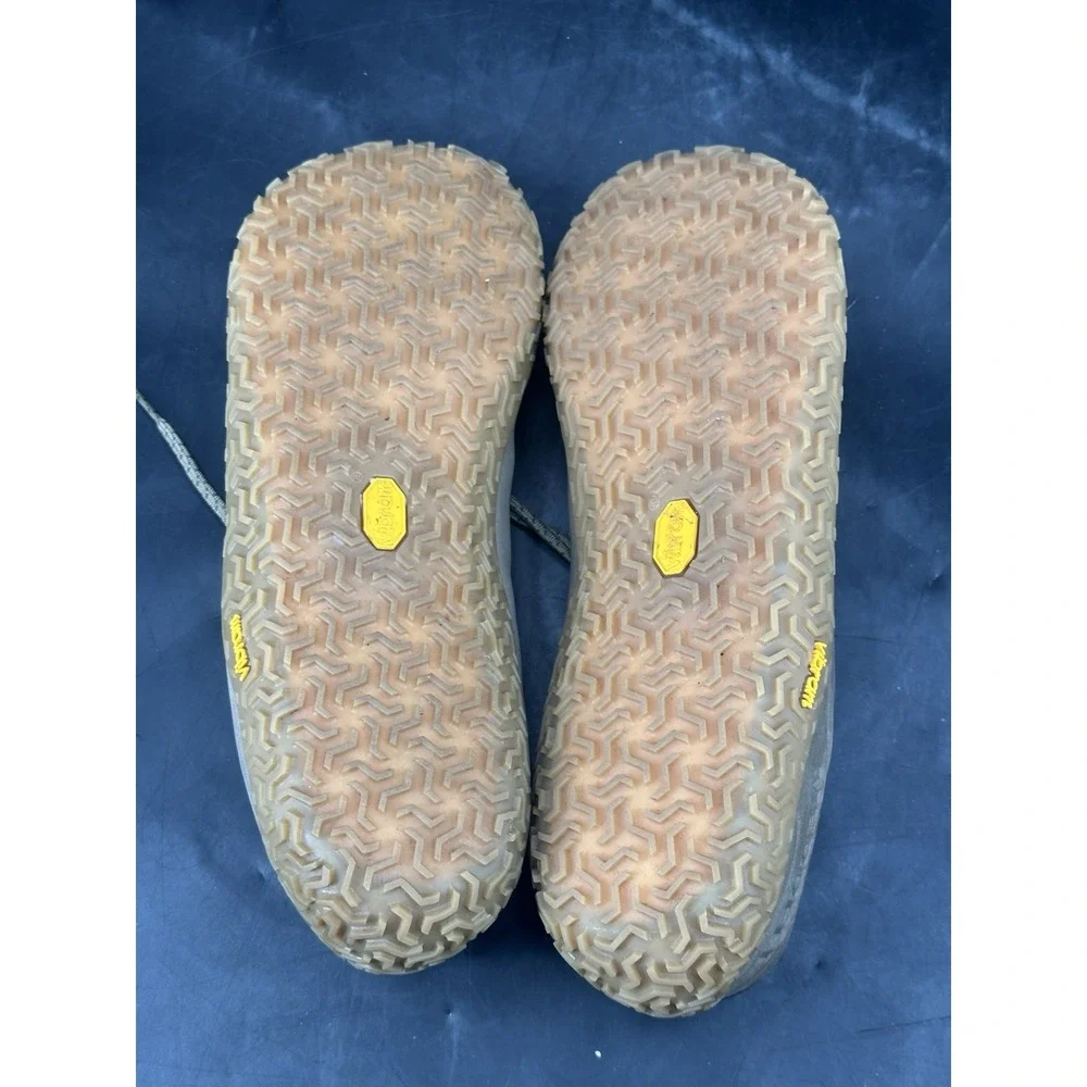 Merrell Vapor Glove 6 LTR‎ Trail Leather Barefoot Olive Green w Gum M's Sz 14